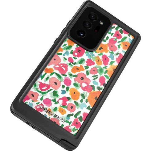 Bouffants and Broken Hearts Watercolor Floral Galaxy Note20 Ultra 5G Waterproof Case